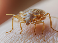 Bed Bug on human skin